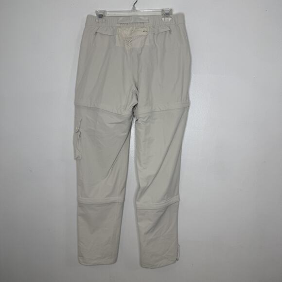 Outdoor Voices Pants Convertible Mens Medium Beige Hiking Cargo Trail Drawcord - Picture 5 of 10